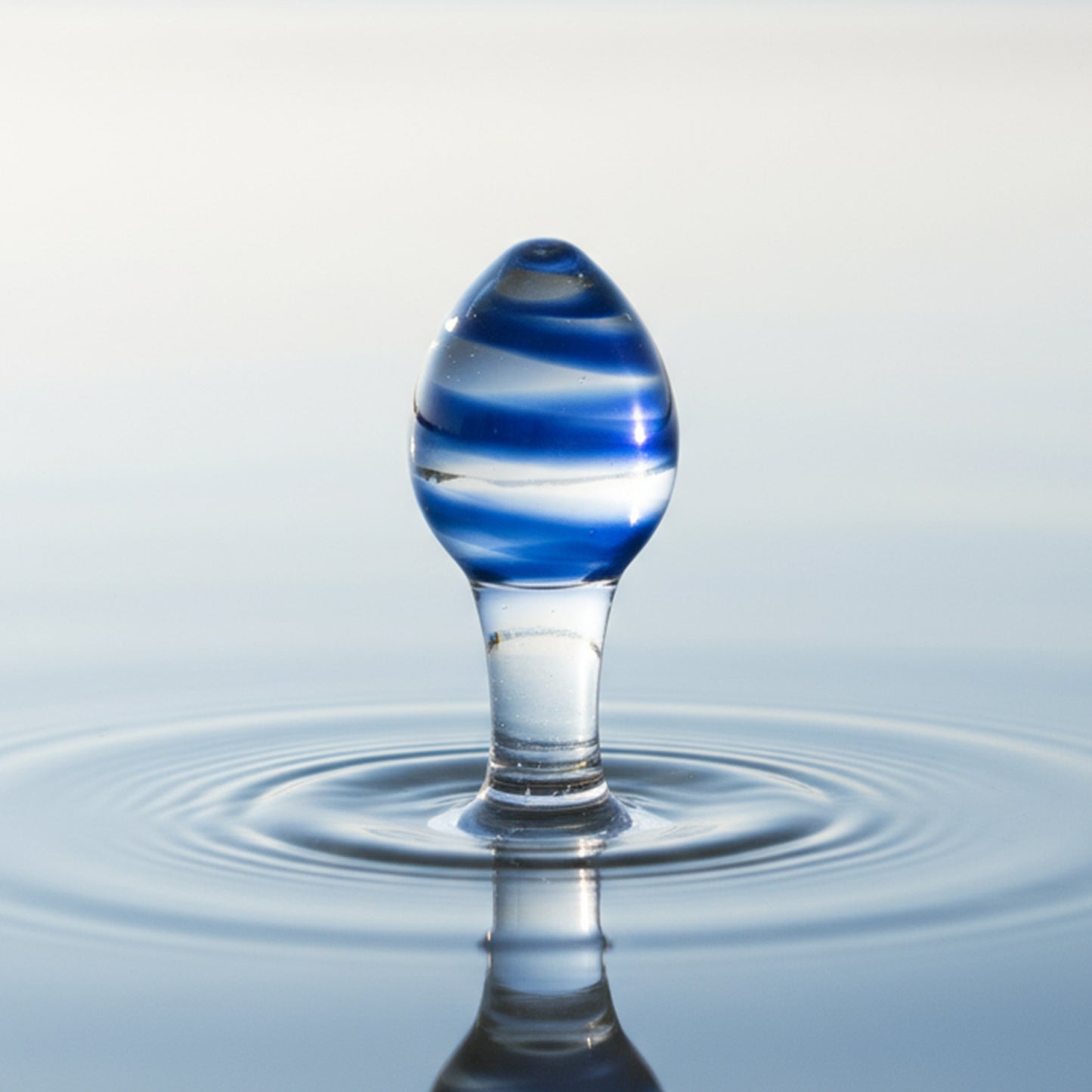 Bouchon anal en verre