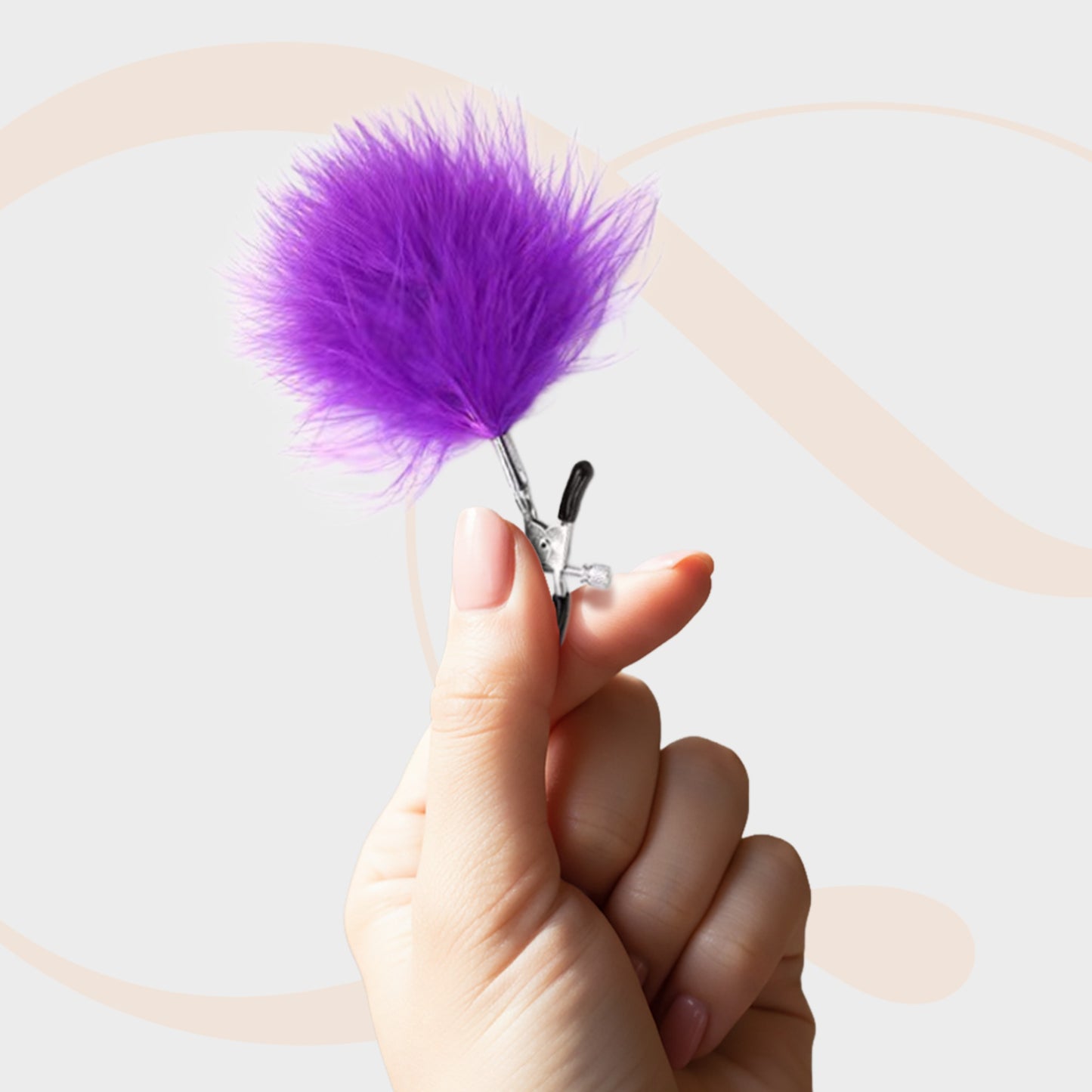 Pinces à mamelons en peluche