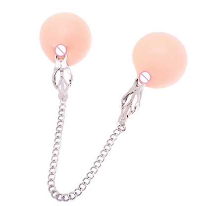 Chaîne de pinces à mamelons