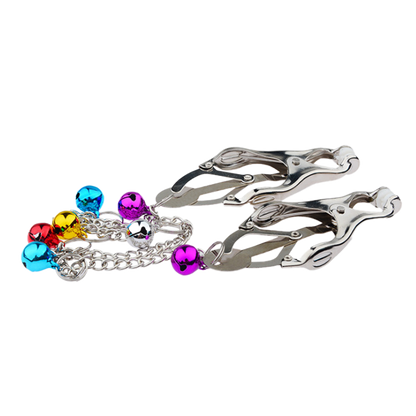 Chaîne et cloches Pinces à mamelons