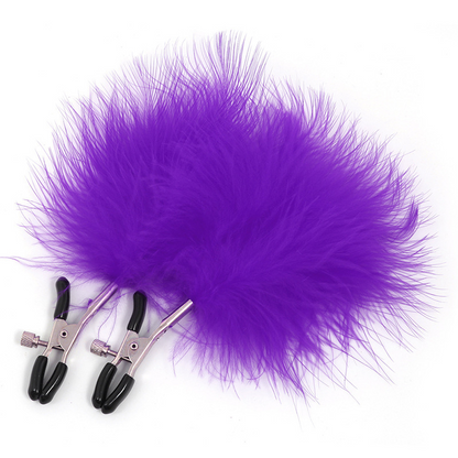 Pinces à mamelons en peluche