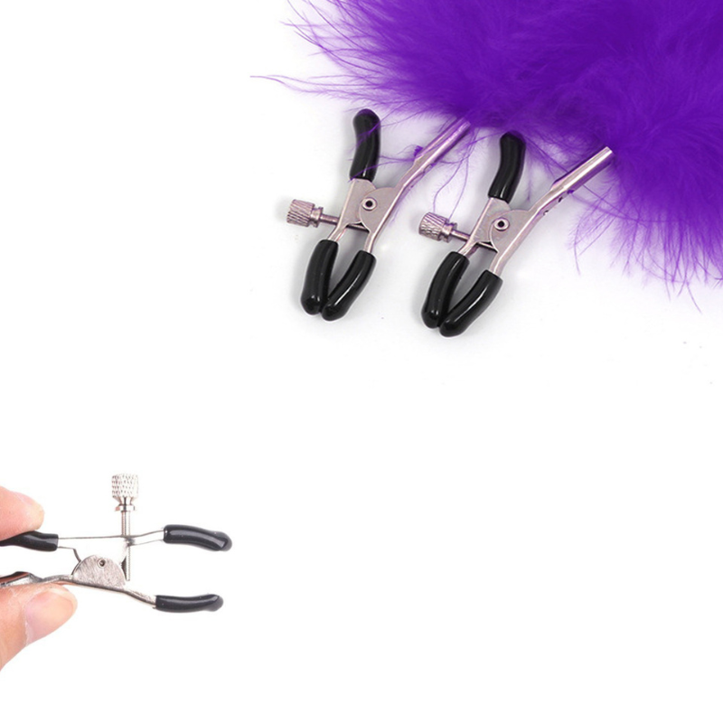 Pinces à mamelons en peluche